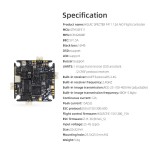 Hot HGLRC SPECTER F411 12A AIO F411 controllore di volo 12A 4 in1 ESC 400mW UART ELRS 2.4G 2-4S 25.5mm RC Racing UAV